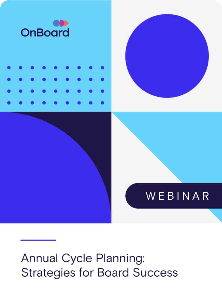 Annual Cycle Planning: Strategies for Board Success