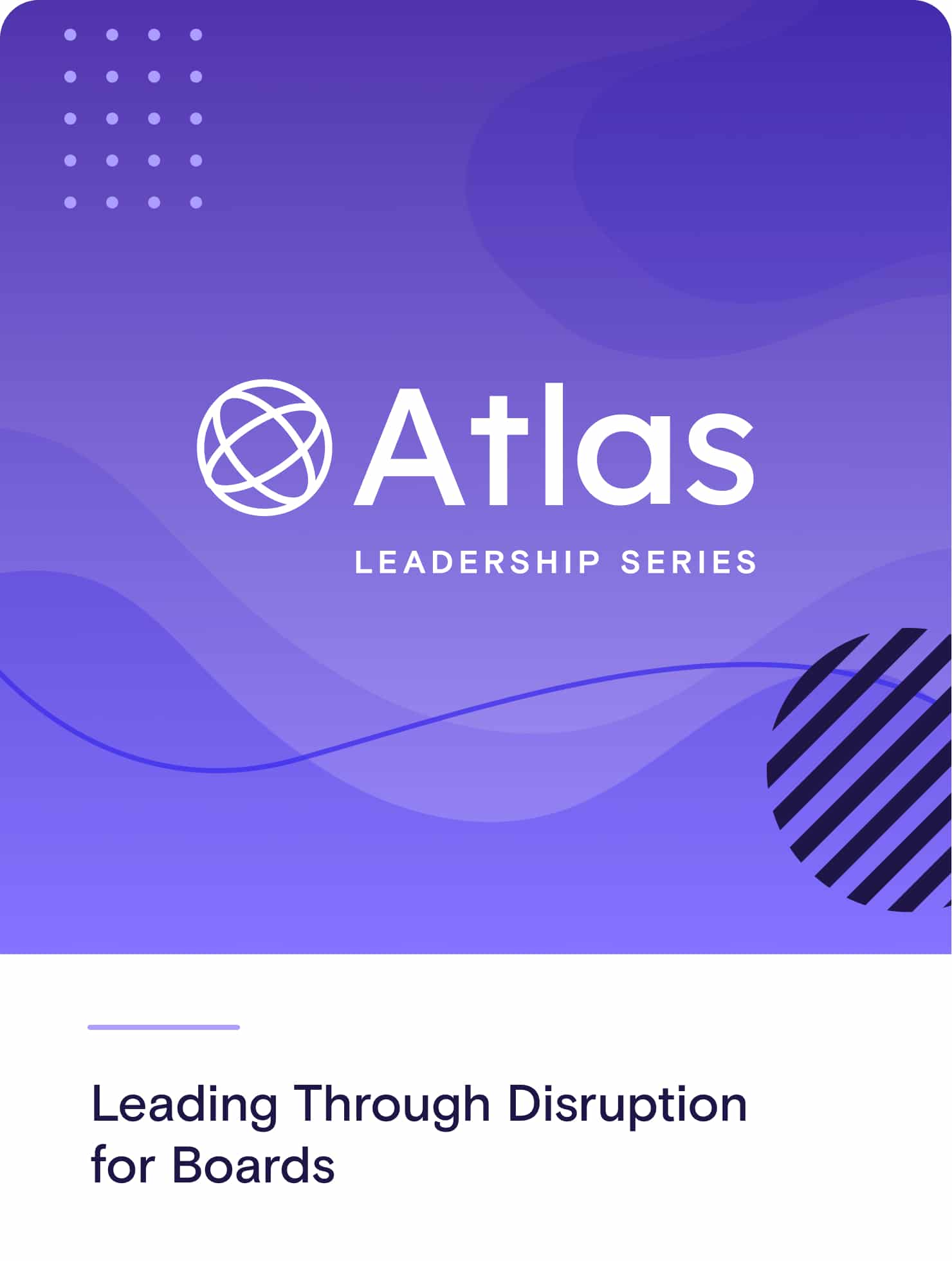 Leading Through Disruption for Boards