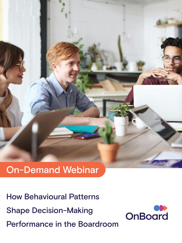 How Behavioural Patterns Shape Decision-Making Performance in the Boardroom