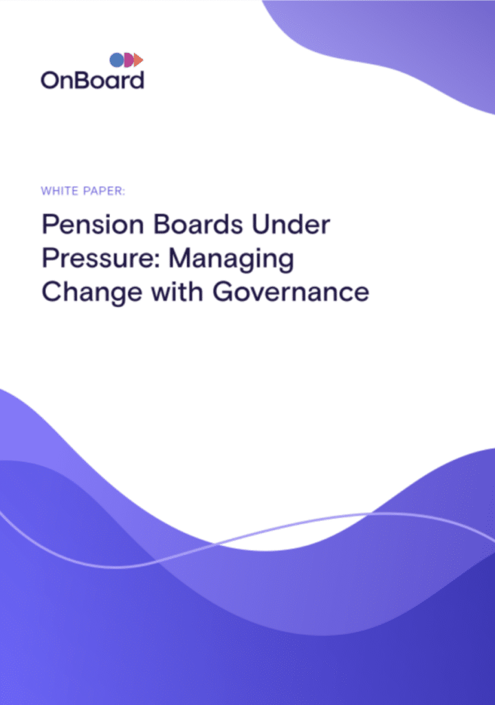 Pension Boards Under Pressure: Managing Change with Governance