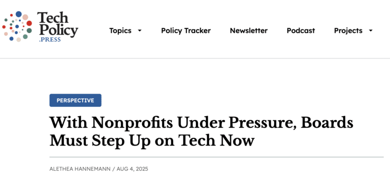 Tech Policy blog